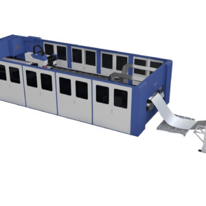 Máquina de corte a laser alimentada por bobina