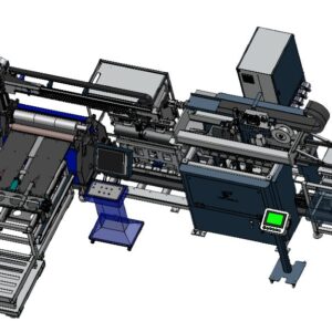 Línea de Producción Automática de Rodado y Soldadura para Conductos de Cilindros de Tanques de Ventiladores Industriales